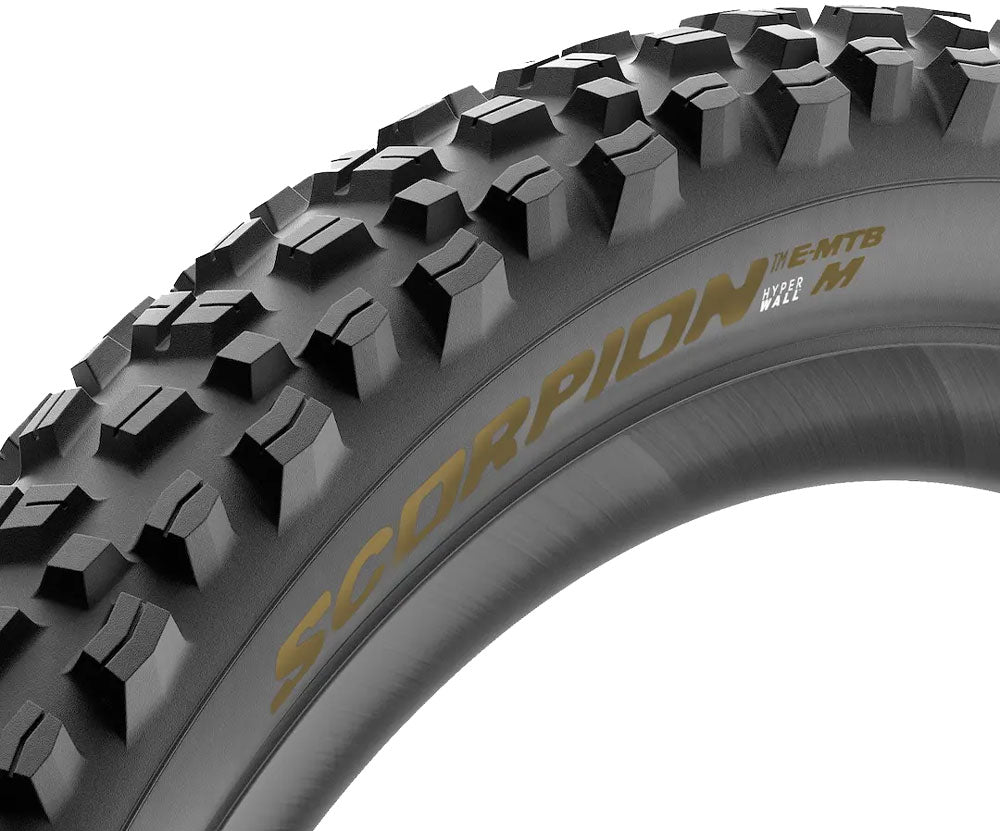 Pirelli scorpion™ e-mtb m - pneu pliable tout terrain mixte 29x2,6 hyperwall color edition