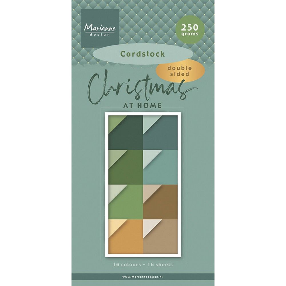 Marianne design • bloc de papier Noël à la maison - papier cartonné