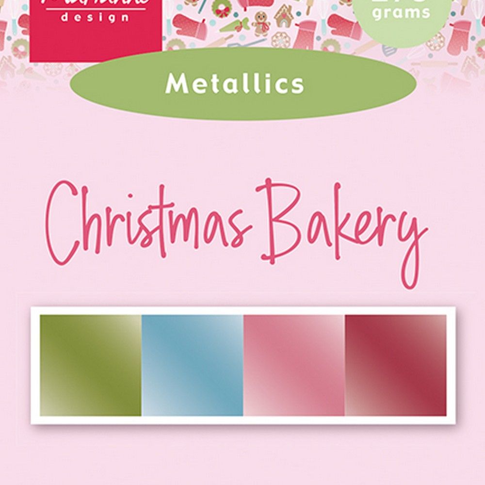 Marianne design • bloc de papier métallisé boulangerie de Noël par Marleen