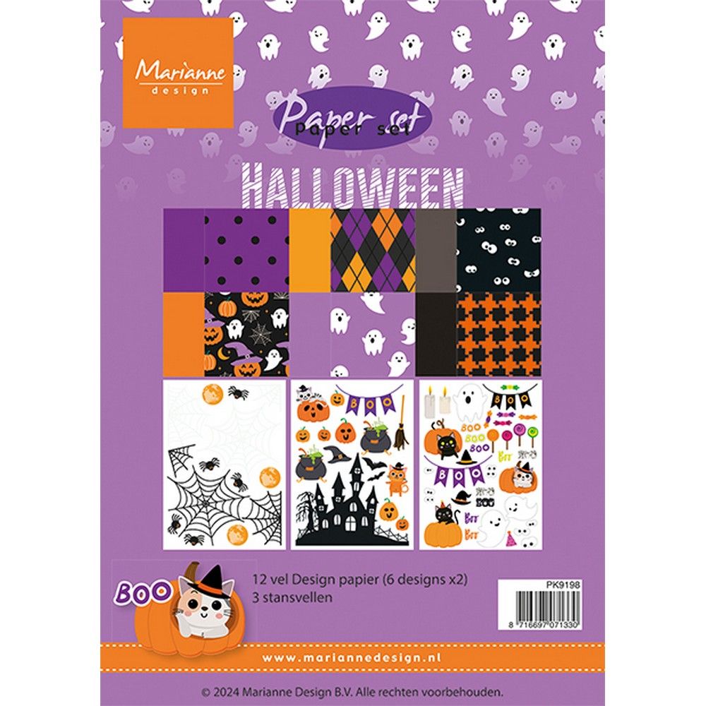 Marianne design • ensemble de papier ensemble de papier Halloween