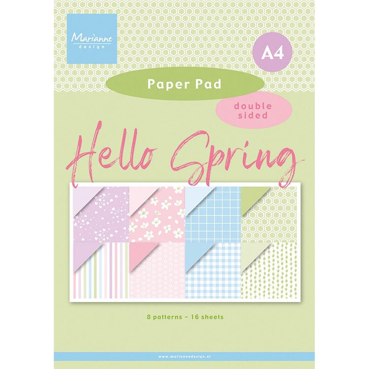 Marianne design • bloc papier a4 bonjour printemps