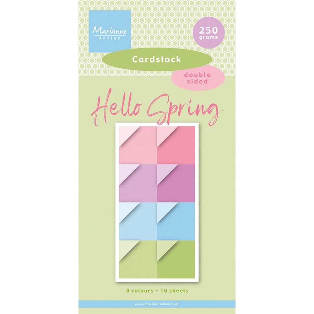 Marianne design • bloc de papier cartonné bonjour le printemps