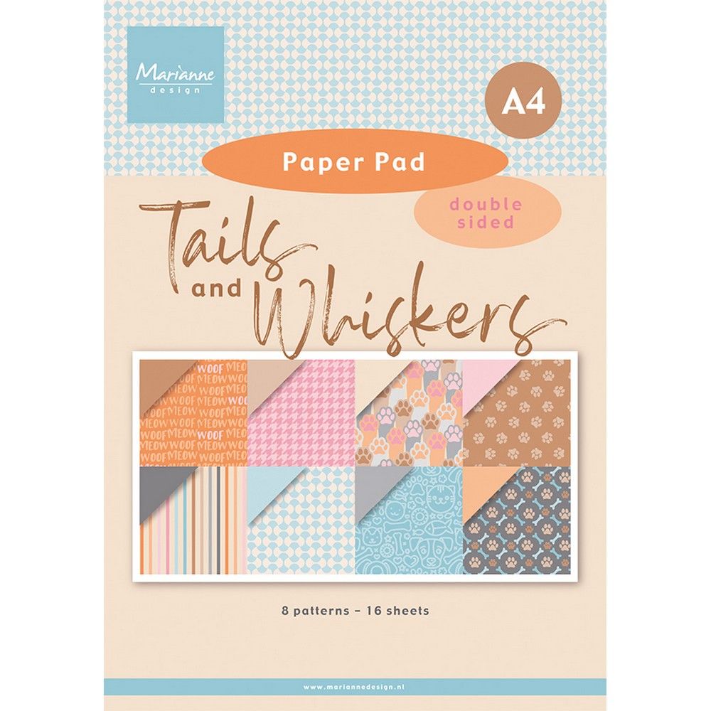 Marianne design • bloc papier a4 queues moustaches