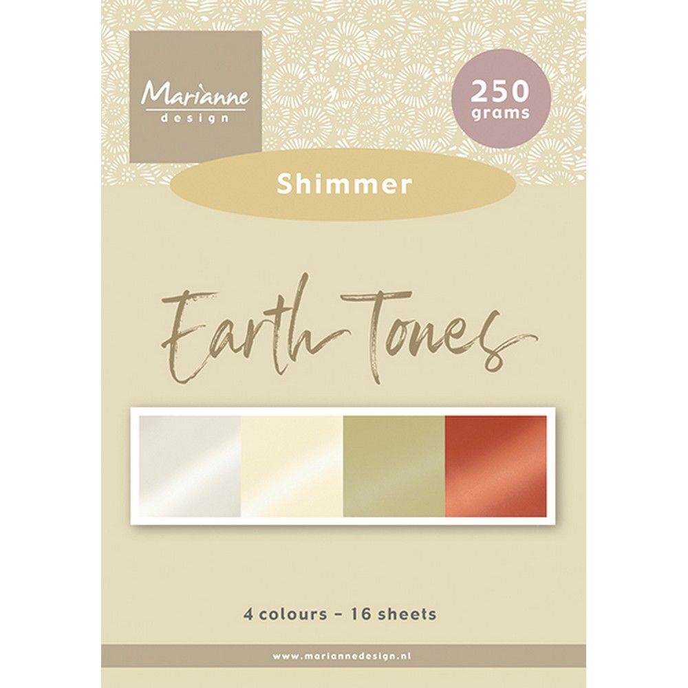 Marianne design • bloc de papier a5 tons terre chatoyants