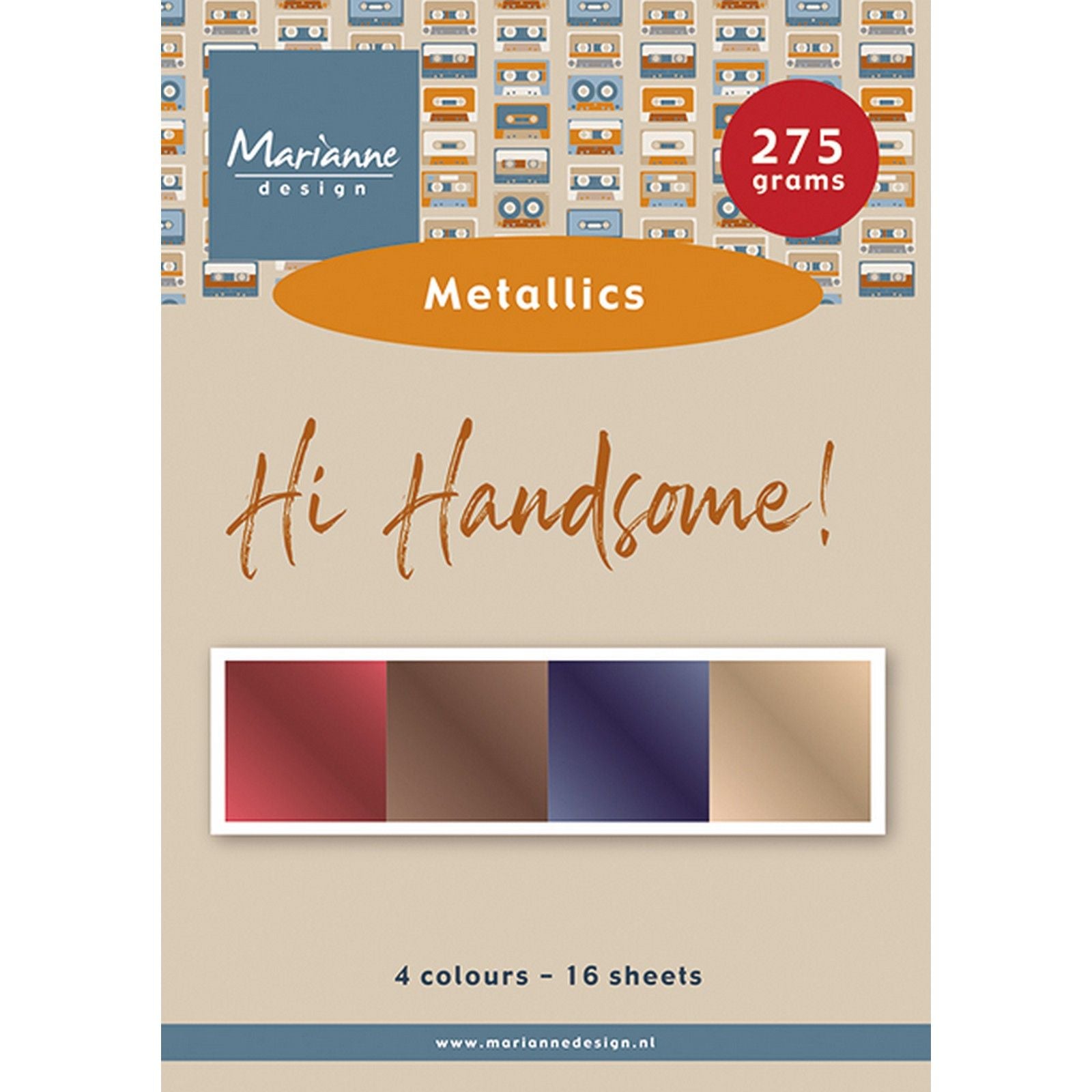 Marianne design • papier cartonné métallisé salut beau !