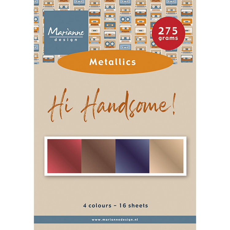 Marianne design • papier cartonné métallisé salut beau !