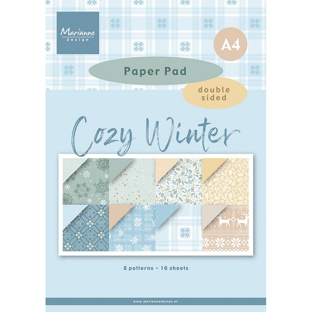 Marianne design • bloc papier a4 hiver douillet
