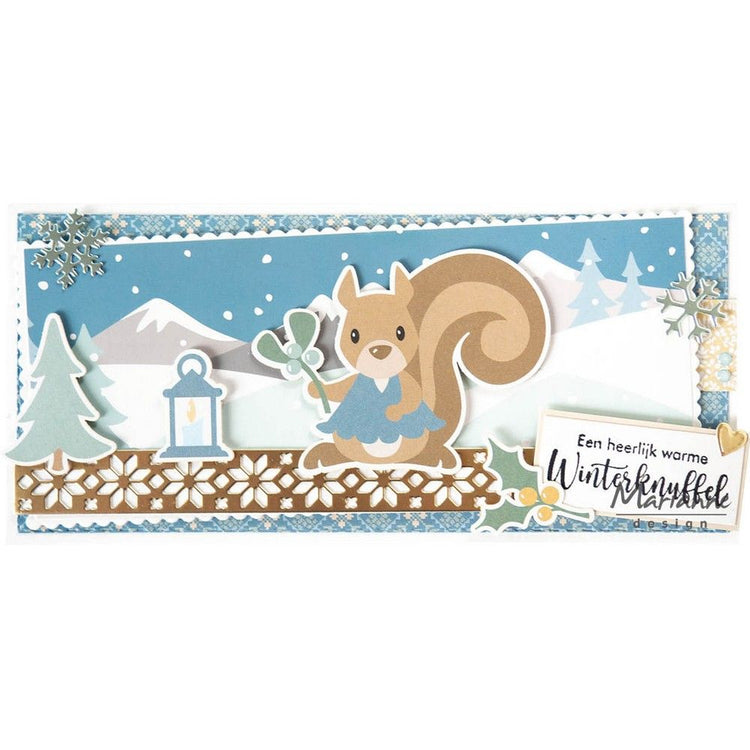 Marianne design • papier cartonné hiver douillet