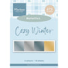 Marianne design • papier cartonné métallisé hivernal douillet