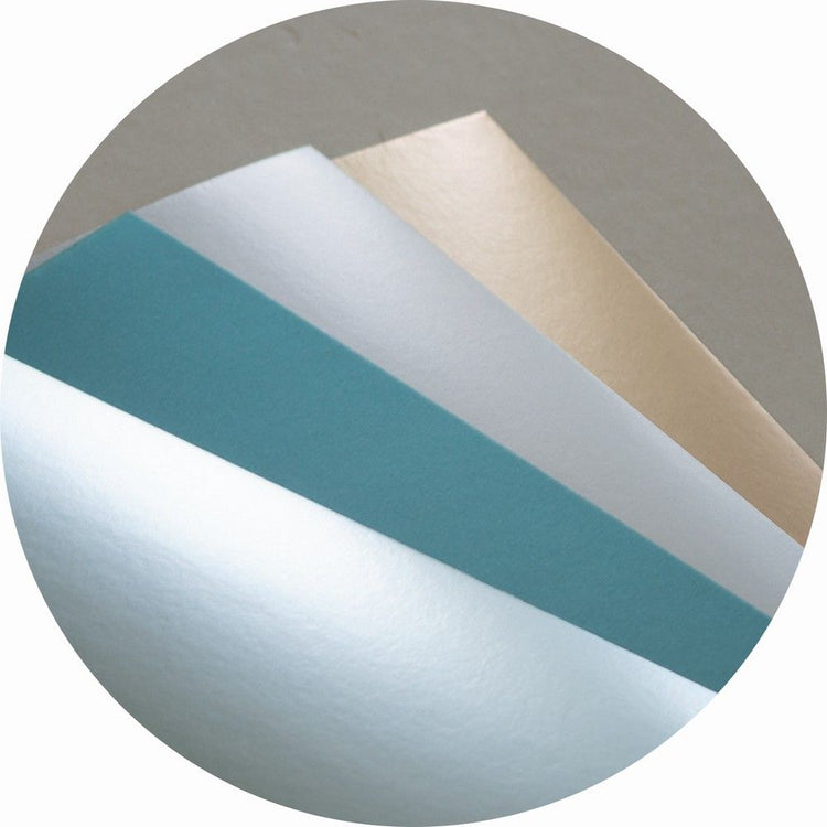 Marianne design • papier cartonné métallisé hivernal douillet