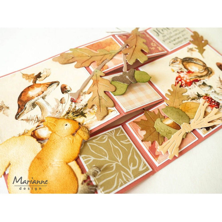 Marianne design • bloc de papier feuilles d'automne a4