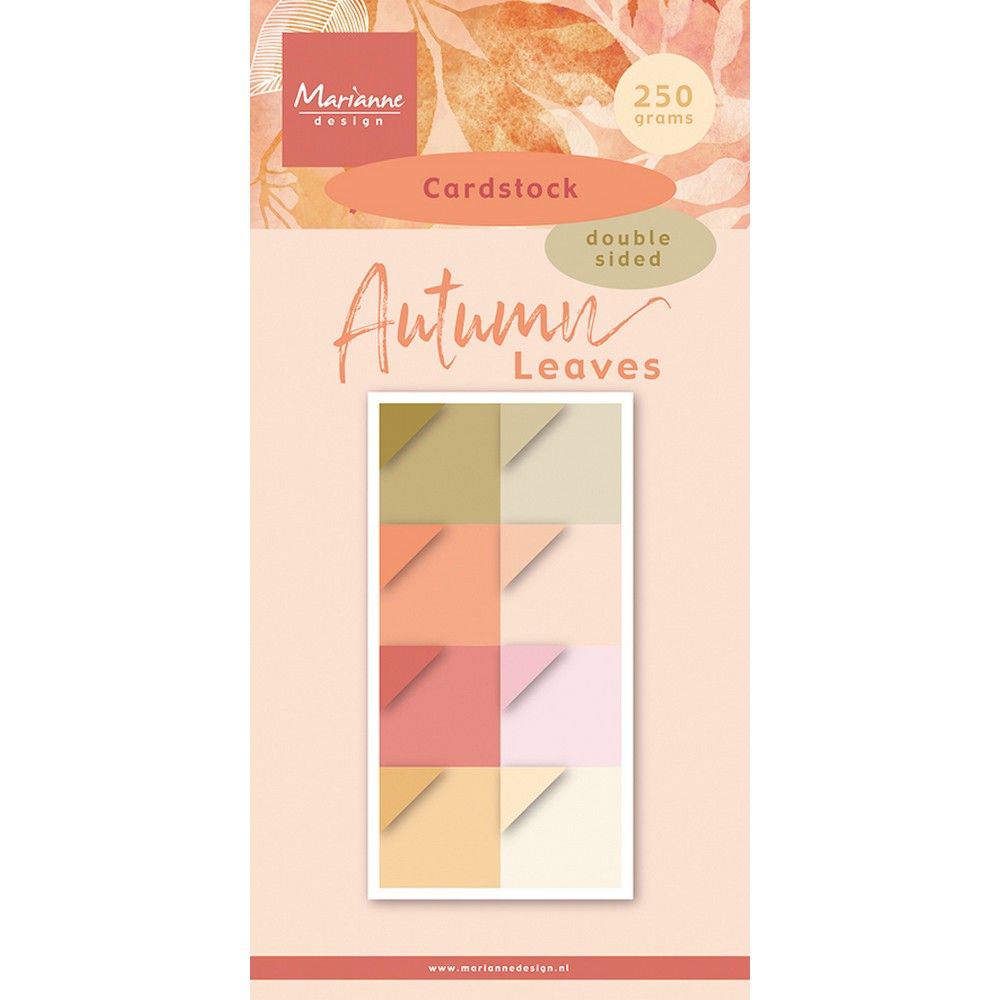 Marianne design • bloc de papier feuilles d'automne papier cartonné
