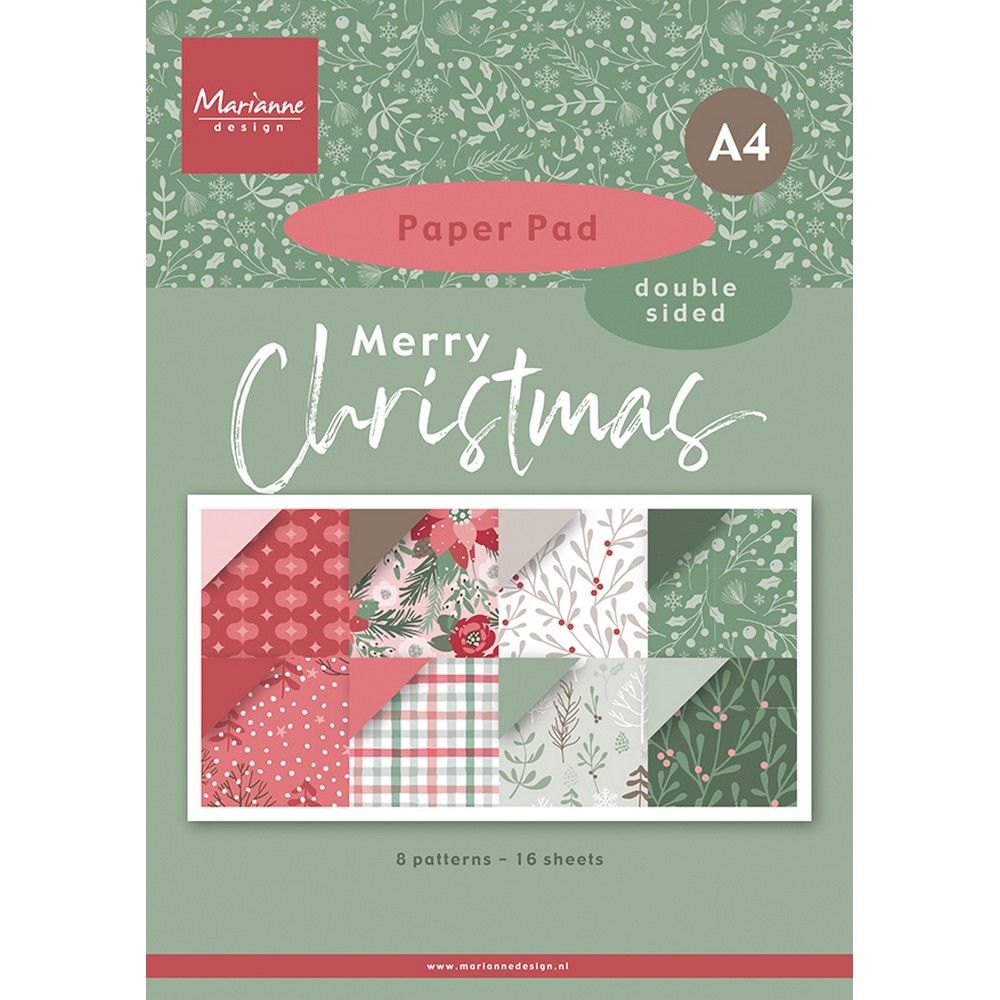 Marianne design • bloc papier joyeux noël a4