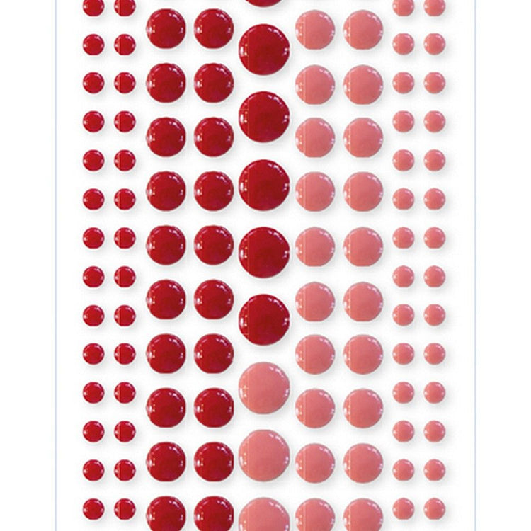 Marianne design • décorations points émail - rouge bicolore
