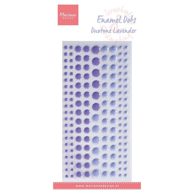 Marianne design • décoration points émail bicolore lavande