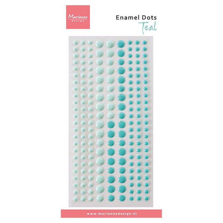 Marianne design • points d'émail bicolore sarcelle