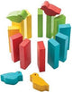 Oku Plan Toys Houten Bird Tower 16 pièces
