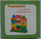 Playwood Blocs en bois maison en belles couleurs