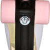 Playlife Patins à roulettes ajustables junior blanc rose taille 31 34