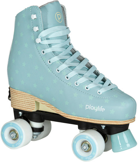 Playlife - patins à roulettes ajustables junior bleu ciel taille 35 38