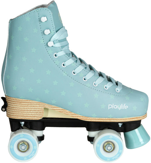 Playlife - patins à roulettes ajustables junior bleu ciel taille 35 38