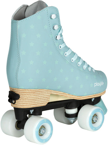 Playlife - patins à roulettes ajustables junior bleu ciel taille 35 38