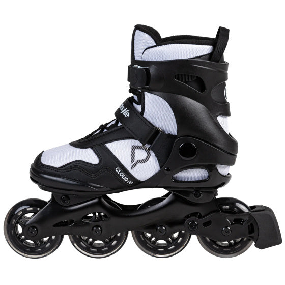 Playlife Cloud Fitness en ligne Skates 82A Black White Taille 46