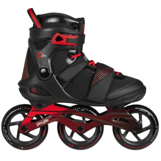 PlayLife - GT Black 110 InlinesKates Men Black Red Size 37