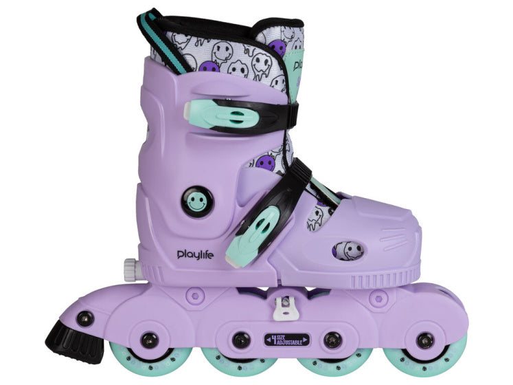 Playlife Smile patins à roues alignées filles lilas taille 26-29