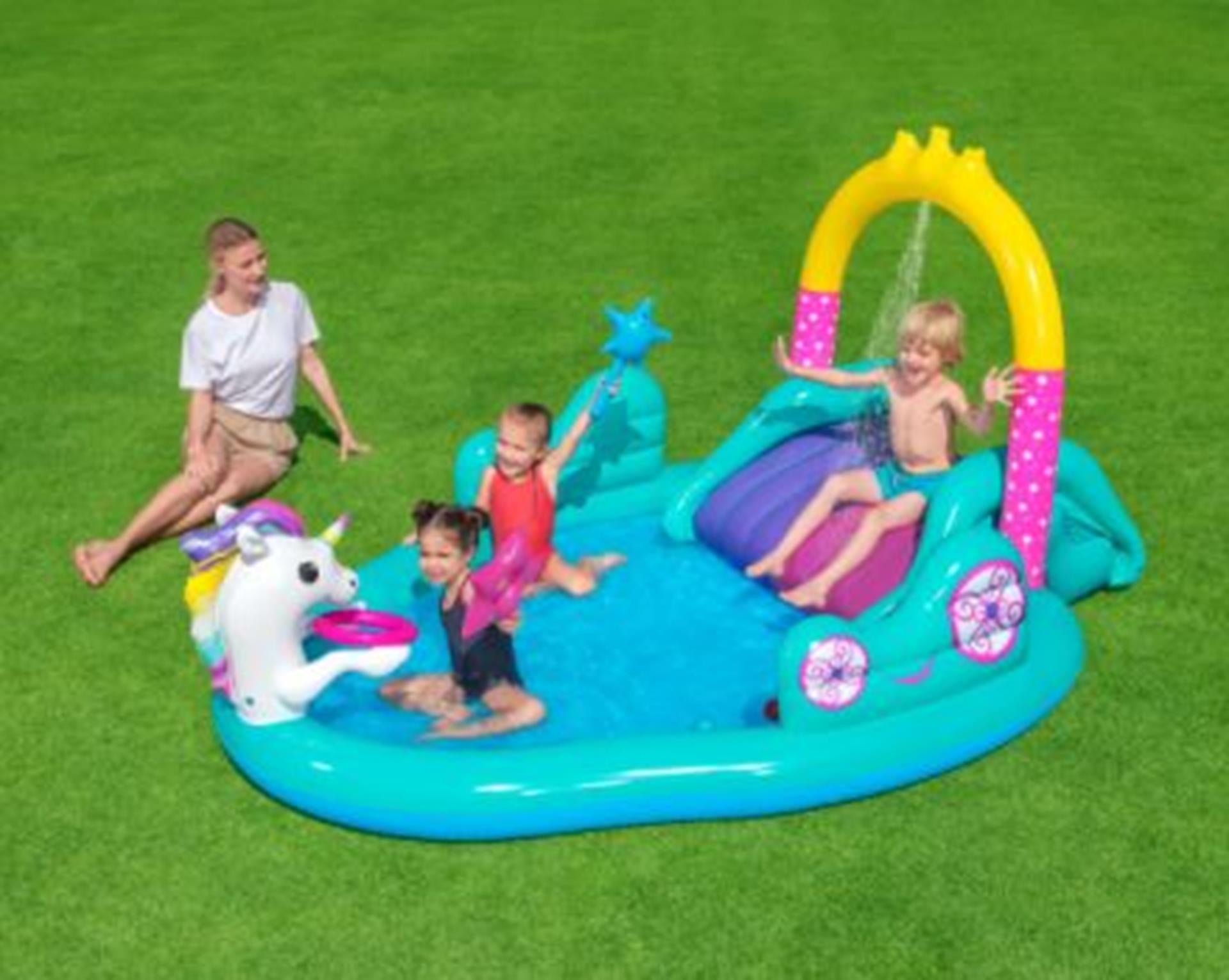 Centre de jeu Bestway 274x198x137cm licorne