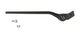 Support latéral Esge 28-1 Optima noir