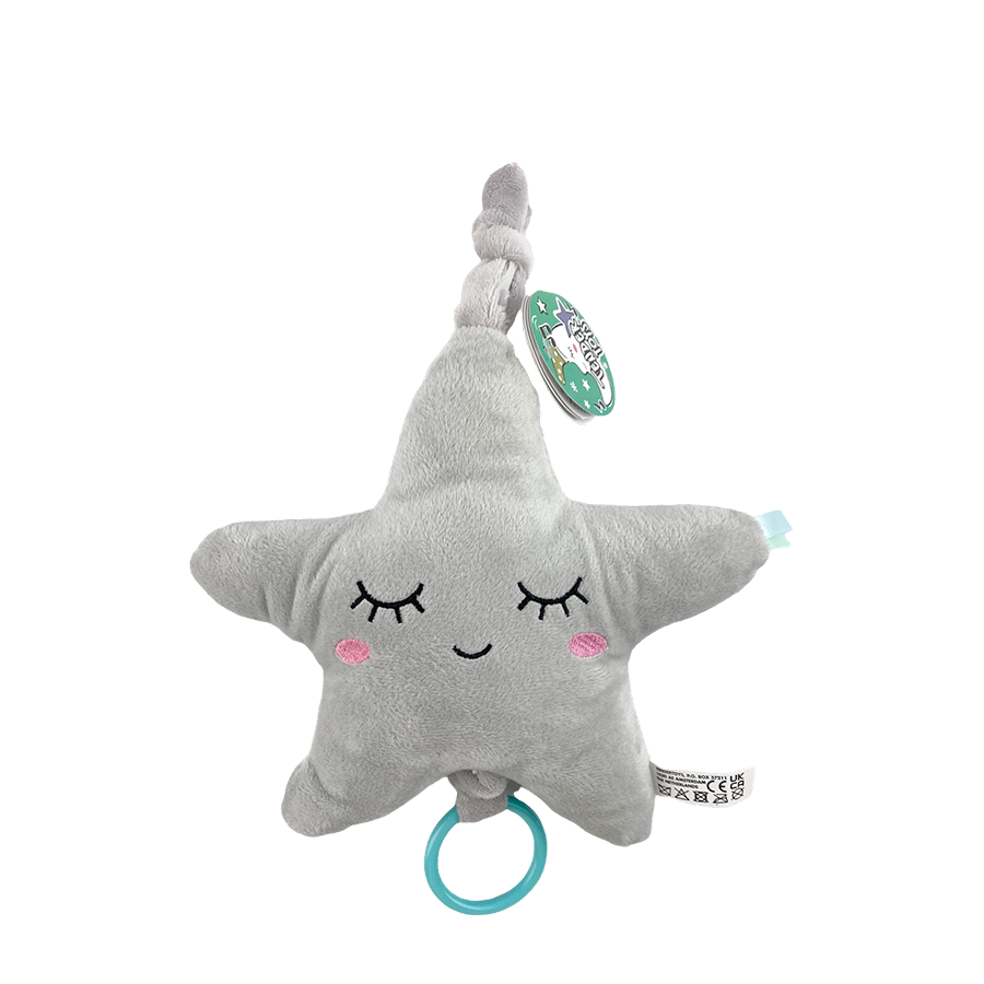 Peluche boîte à musique étoile