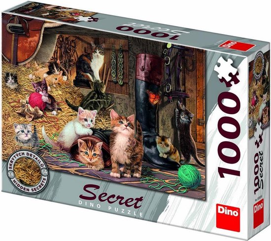 Chatons de puzzle avec secrets cachés 1000 pièces