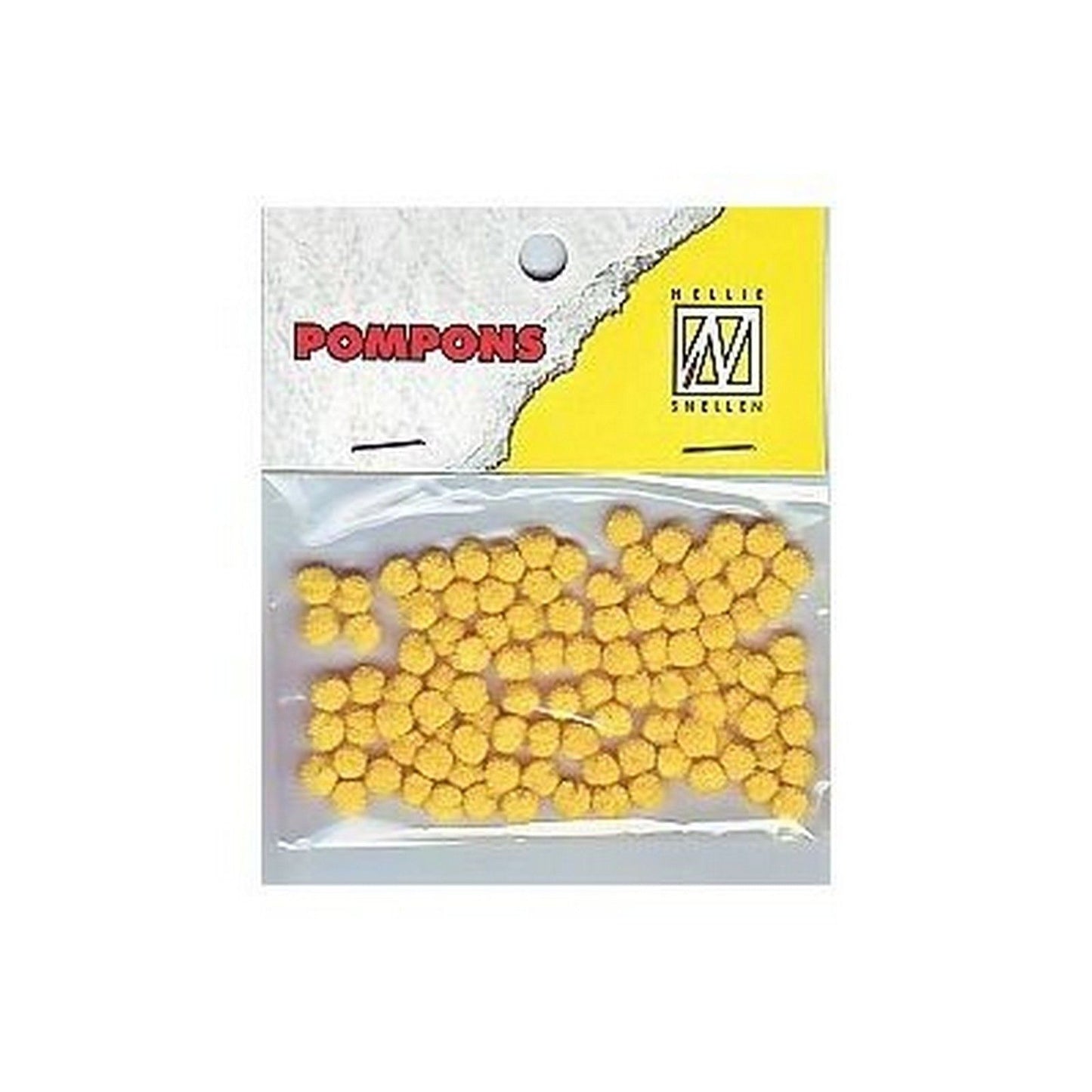 Le choix de Nellie • pompons mini 3mm 100 pièces pqt col. 08 jonquille