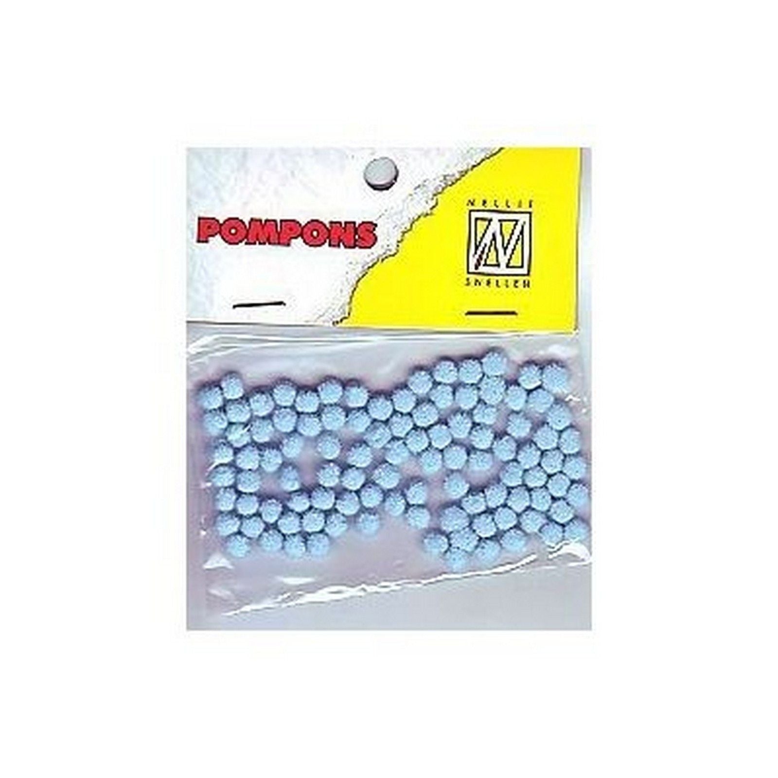 Le choix de Nellie • pompons mini 3mm 100 pièces pqt col. 10 bleu bébé