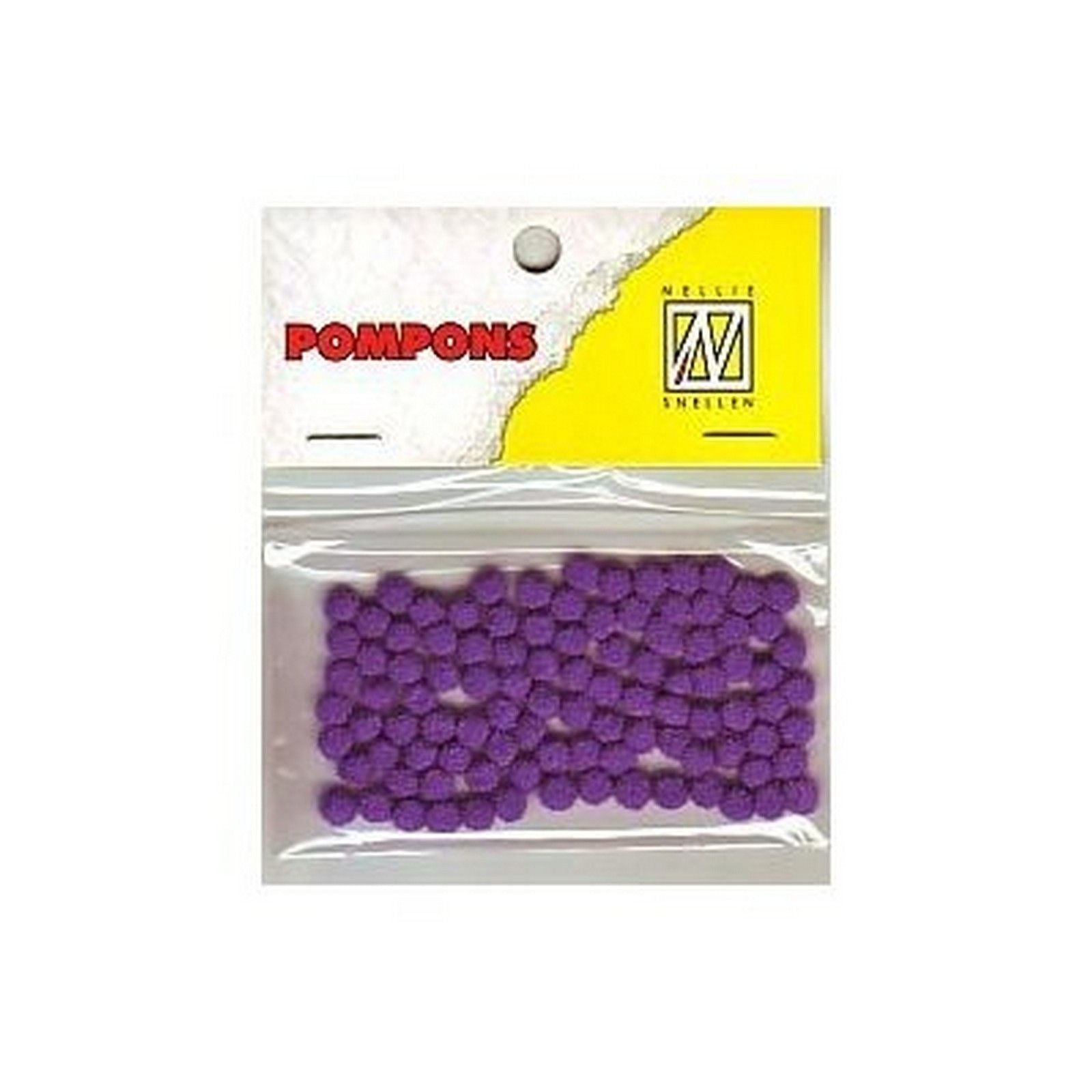 Le choix de Nellie • pompons mini 3mm 100 pièces pqt col. 18 violet