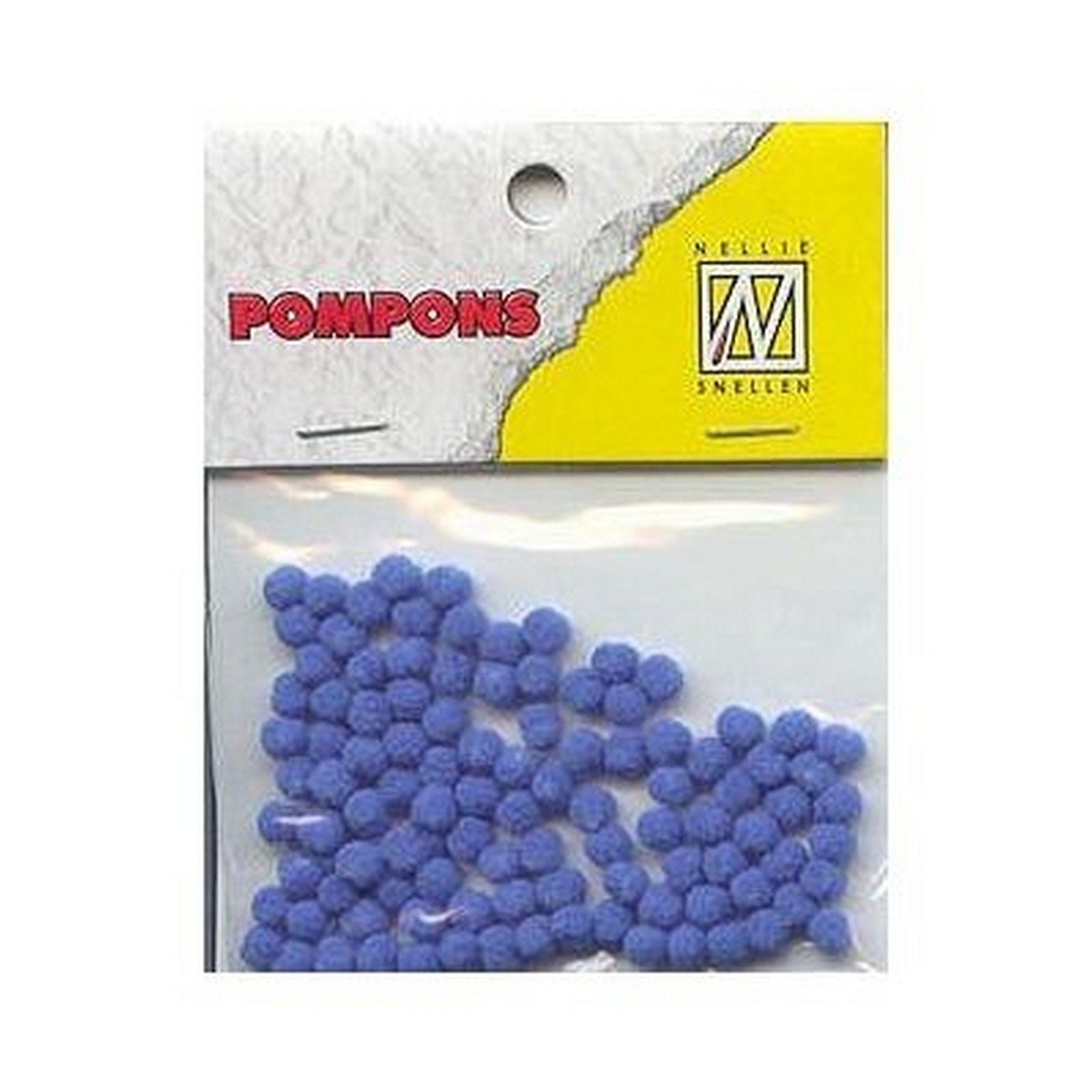 Le choix de Nellie • pompons mini 3mm 100 pièces pqt col. 39 bleu clair