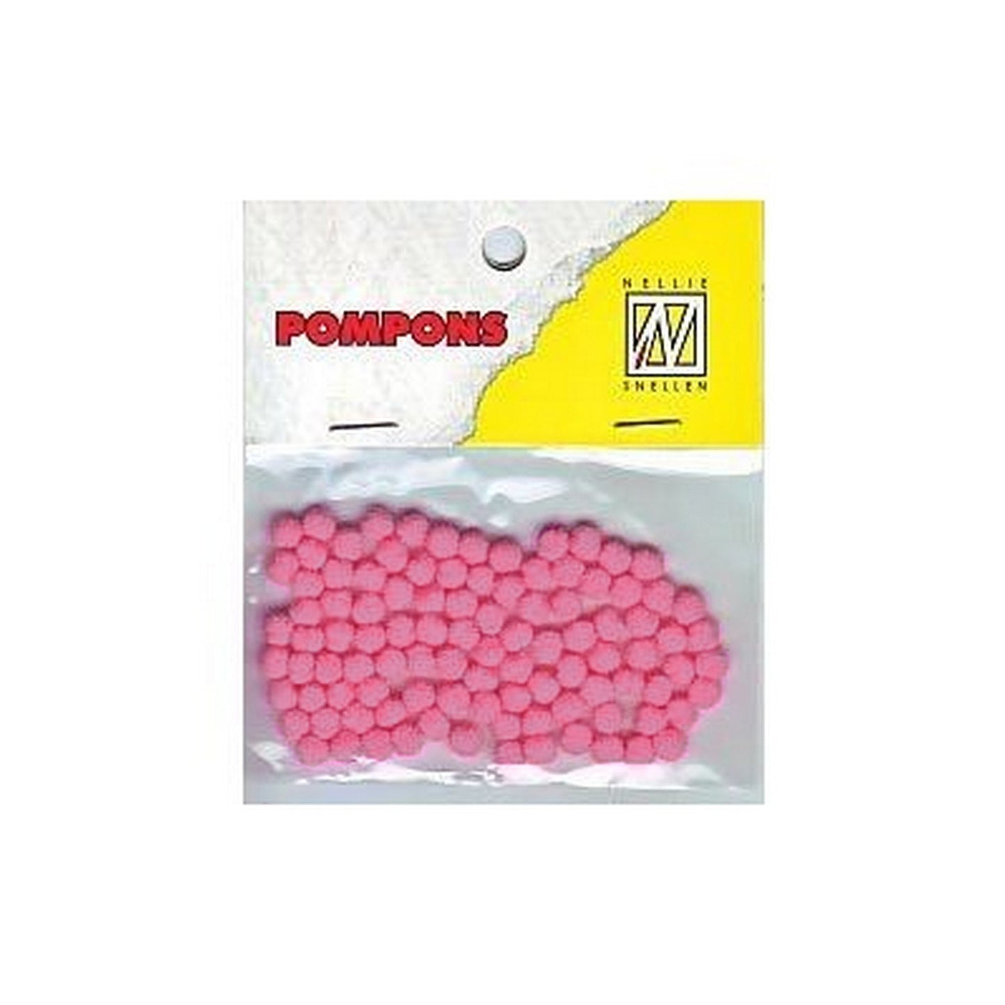 Le choix de Nellie • pompons mini 3mm 100 pièces pqt col. 25 fleurs roses