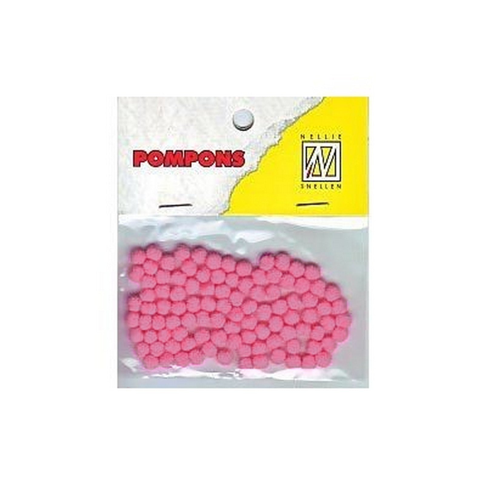 Le choix de Nellie • pompons mini 3mm 100 pièces pqt col. 25 fleurs roses