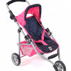 Poussette de poupée Bayer chic jogging lola (rose confettis)