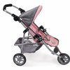 Poussette de poupée Bayer chic jogging lola (gris rose clair)