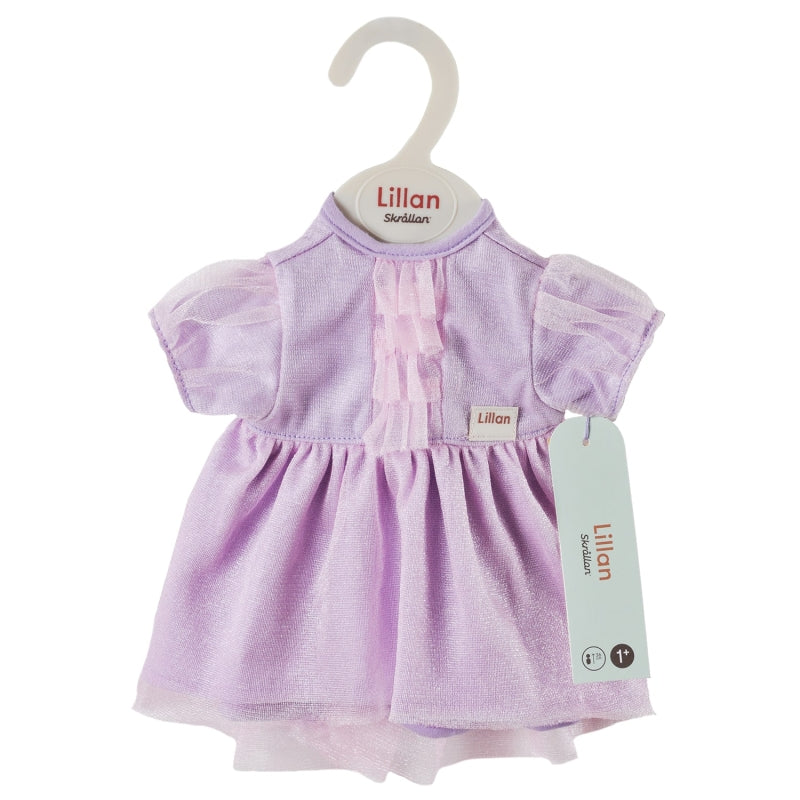 Vêtements de poupée Skrallan, robe de soirée violette (36-40 cm)