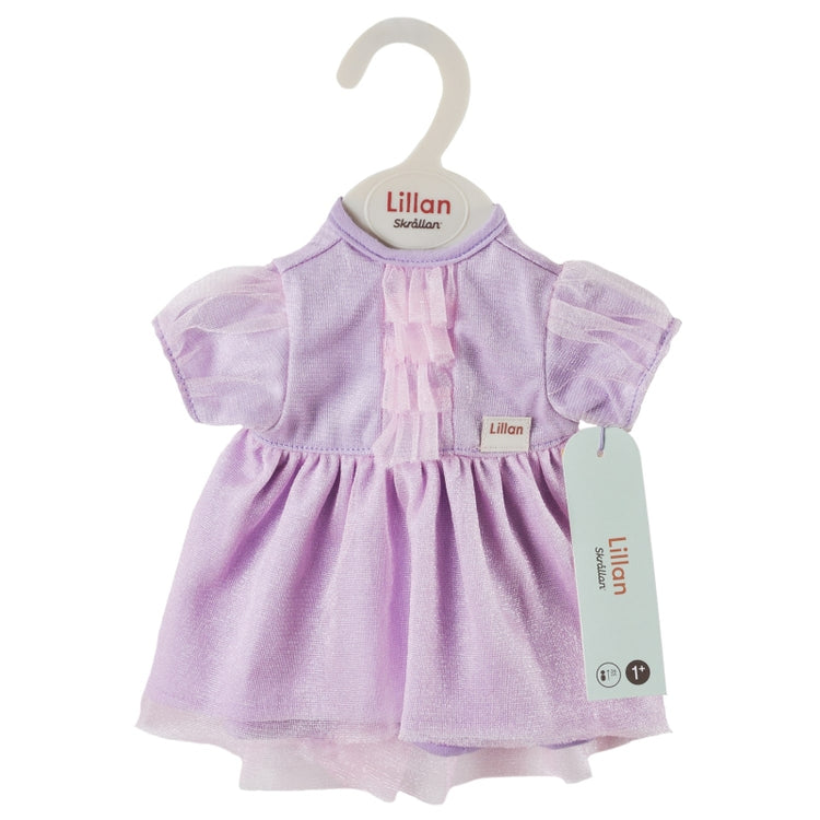 Vêtements de poupée Skrallan, robe de soirée violette (36-40 cm)