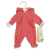 Vêtements de poupée Skrallan onesie rose corail (36-40cm)