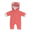 Vêtements de poupée Skrallan onesie rose corail (36-40cm)