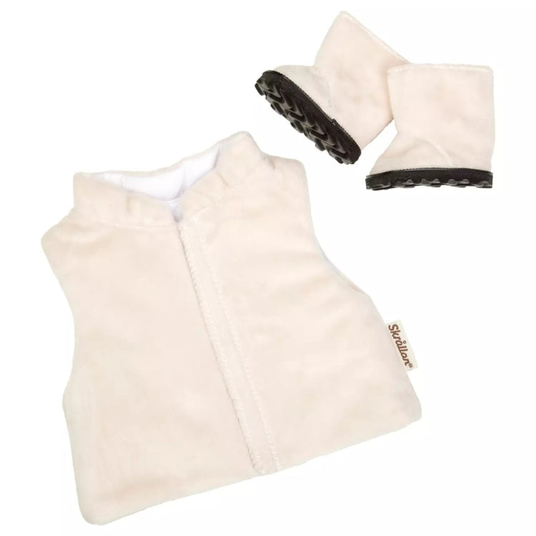 Vêtements de poupée Skrallan, gilet et bottes (36-40 cm)