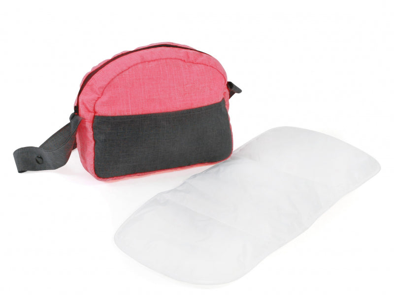 Sac à langer poupée Bayer chic (gris rose foncé)