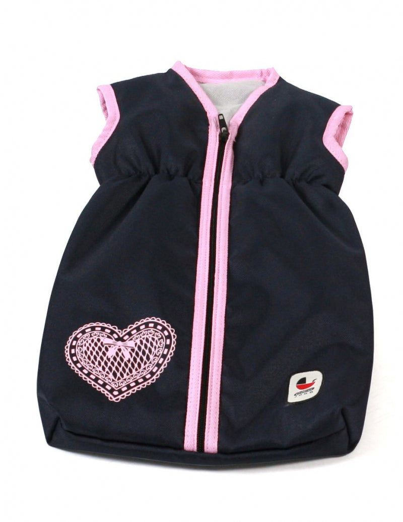 Gigoteuse poupée chic Bayer (coeur bleu foncé)