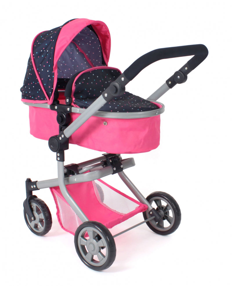 Bayer chic landau pour poupée mika combi (rose confettis)