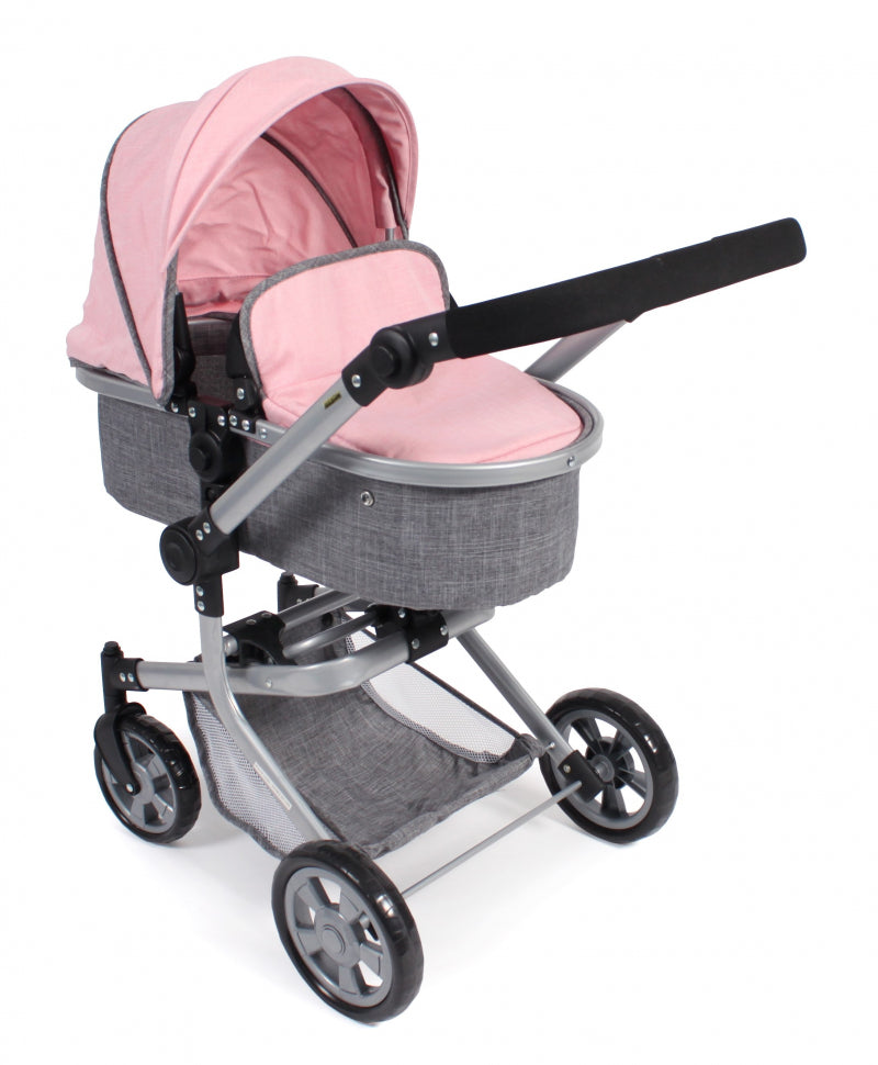 Bayer chic landau pour poupée Mika combi (gris rose clair)